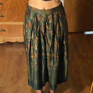 Patterned Maxi Skirt